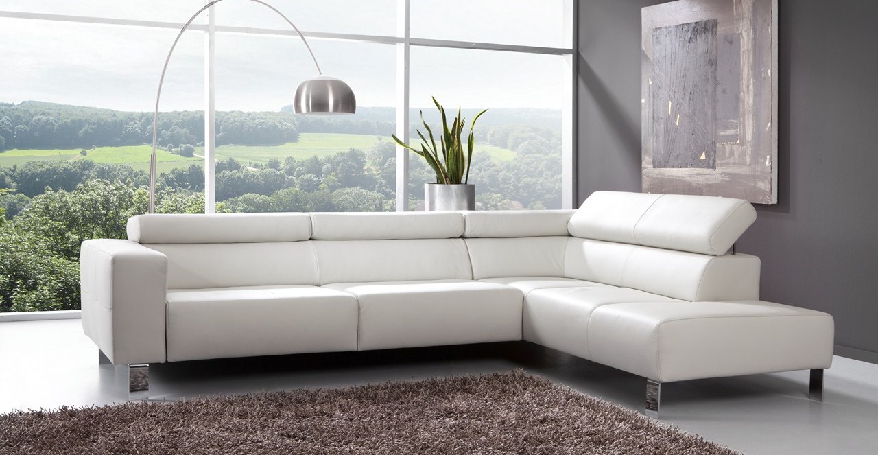 Le canape en cuir blanc pour une decoration epuree blog de seanroyale