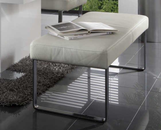 Banc contemporain DiamondDining 150 cm, cuir ou tissu Banc contemporain DiamondDining 150 cm, cuir ou tissu
