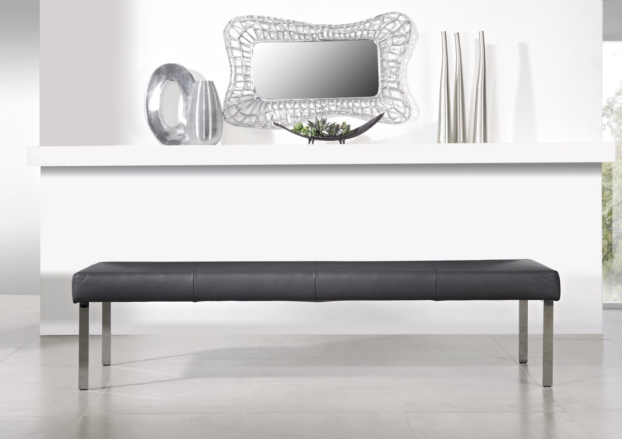 Banc Puredining 210 Cm Design En Cuir Ou Tissu