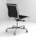 NULITE chaise cuir sur roulettes de bureau design