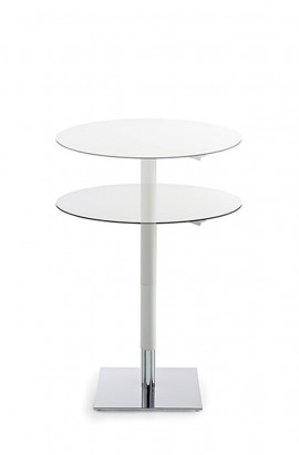 Table mange-debout réglable en hauteur INCOLLECTION ronde 79 X 79 cm