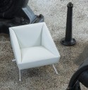 AMARCORD fauteuil cuir ou tissu design de LUXY