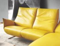 Canapé d’angle design JEWEL.RELAX. TM 3.5 places, 2 assise de relaxation, et sa chaise longue