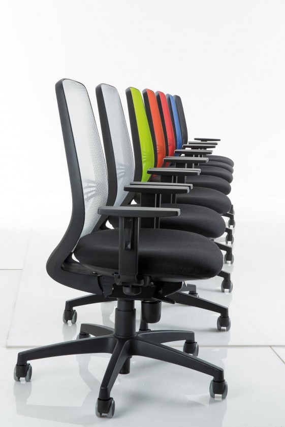 Fauteuil De Bureau Post 30 Basic Pas Cher Dossier Haut En Resille
