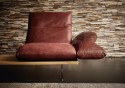Canapé d’angle contemporain design 3 places HYPEnKEYS avec chaise longue, assises indépendantes-pivotantes