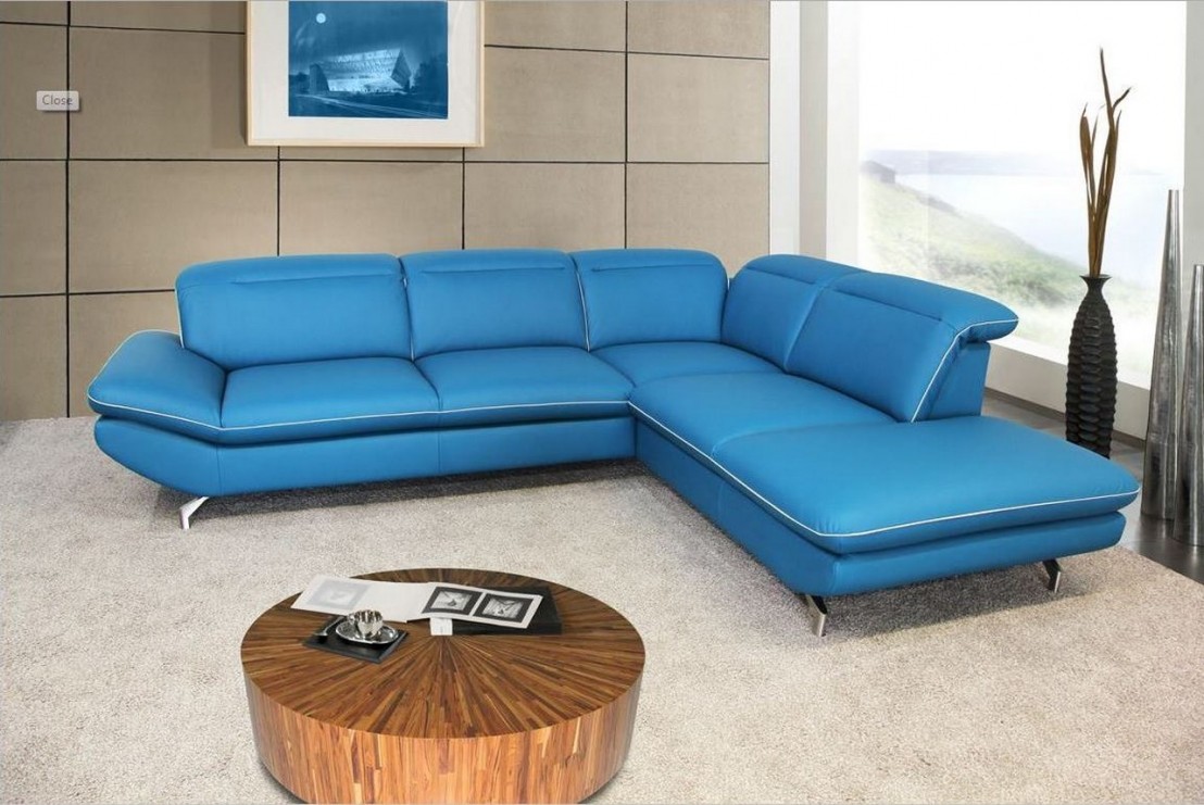 Canapé d'angle 5 places design BLUE.MONDAY, livraison gratuite