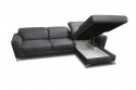 AM.MISTY canapé d'angle 3,5 places avec chaise longue appuies-tête multi-positions cuir ou tissu