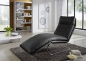 Chaise longue ABSOLUTE relax manuelle en cuir ou tissu