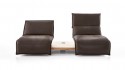Grand canapé ultra design de relaxation HYPEnSPACE 2 places assises pivotantes et électriques