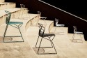 RIBELLE LUXY chaises extérieur en métal design, lot de 6