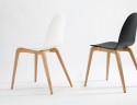 Bliss, chaises design en bois de hêtre massif, par 4