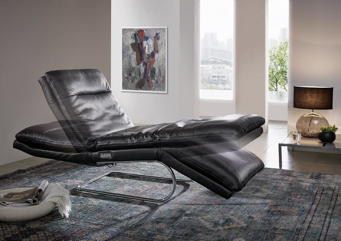 Chaise longue relax ABSOLUTE en cuir Chaise longue relax ABSOLUTE en cuir