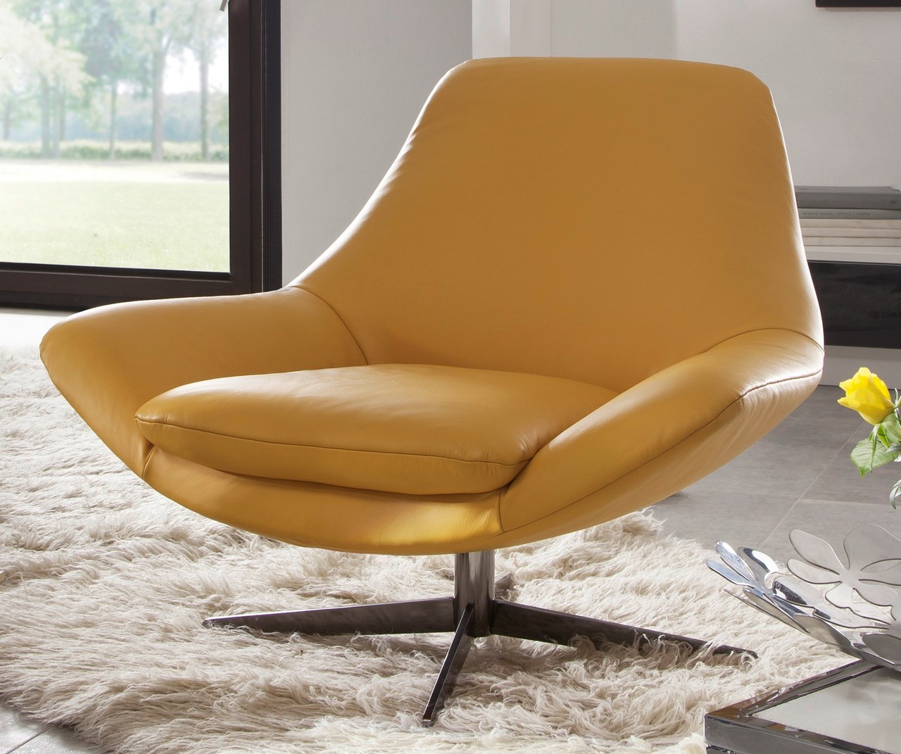 Nouveau : fauteuil design cuir pied pivotant AllEN & AllAN « Blog de
